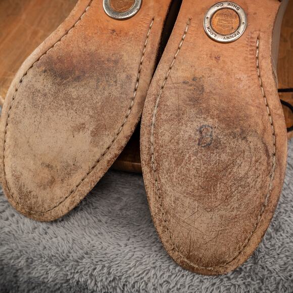 Penny Luck Visionary Falcon Gray Leather Chukka Boots Men's 9 - Picture 8 of 10